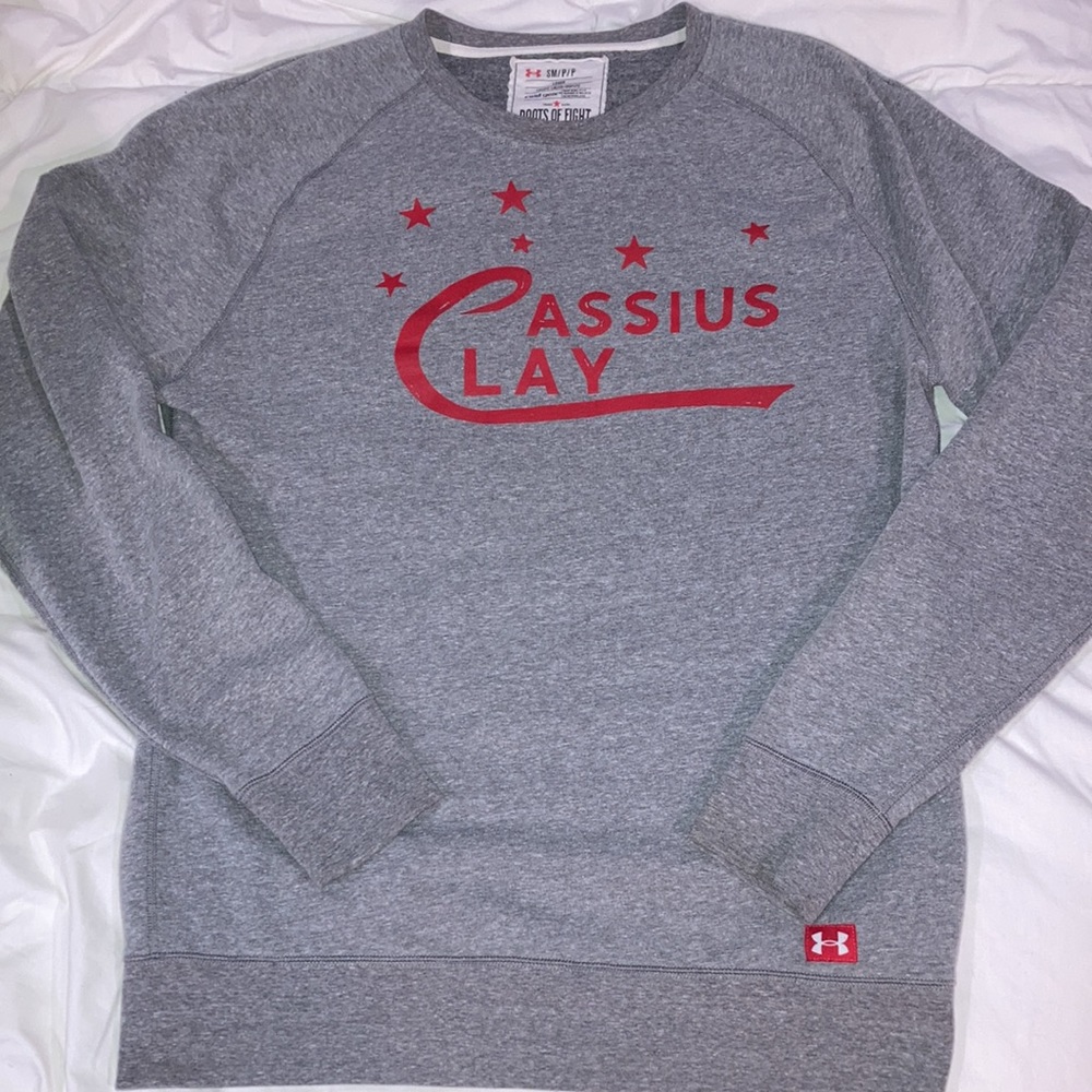 Under Armor Roots Of Flight Boxing Cassius Clay Muhammad Ali Crewneck Sweatshirt
